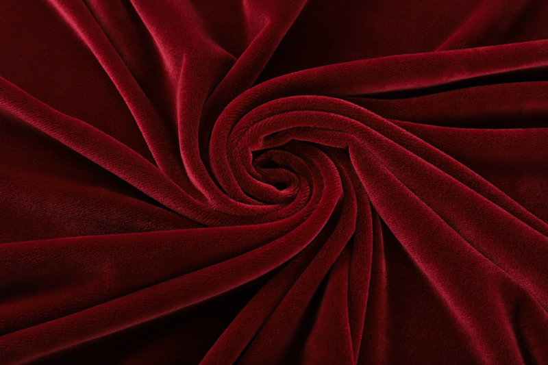 Двусторонняя - темно-красная ткань Супер мягкий